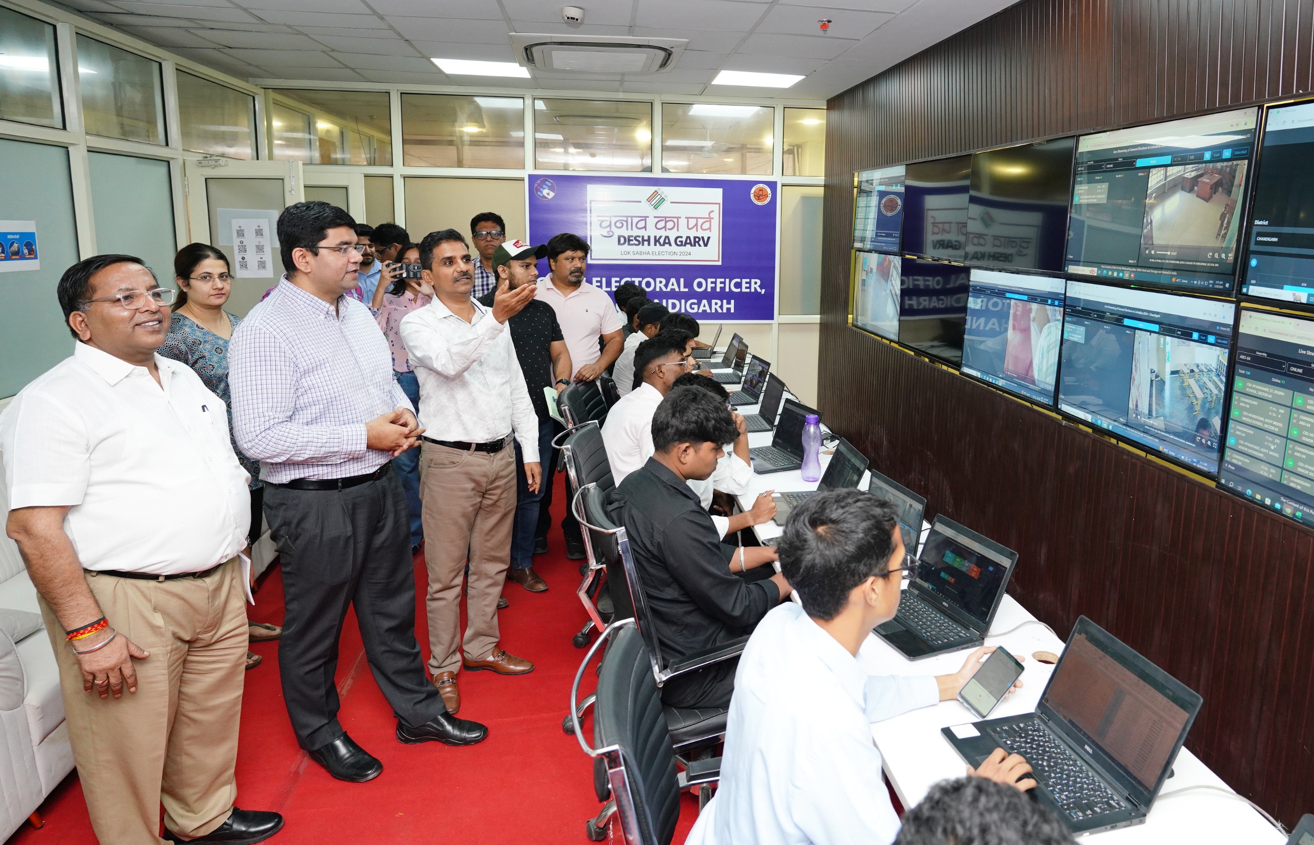 Eagle Eye on Polling stations on Poll Day – 1st June through webcasting